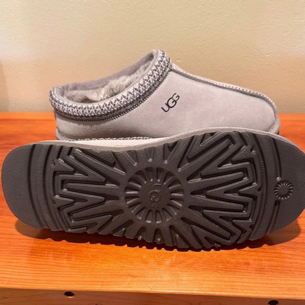 UGG Light Gray Suede Slip-Ons - Picture 5 of 5